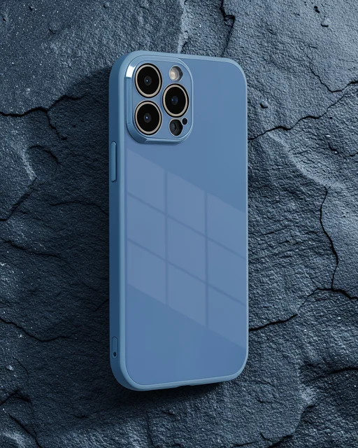 Apple İphone 13 Pro Kılıf Volet Silikon - Mavi