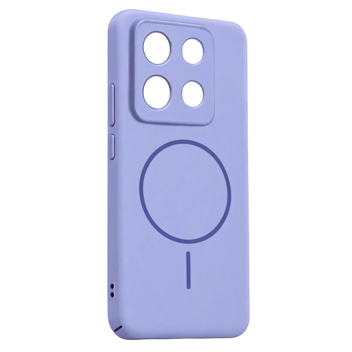 Xiaomi Redmi Note 13 4G Mika PC Magsafe Kapak - Açık Mor