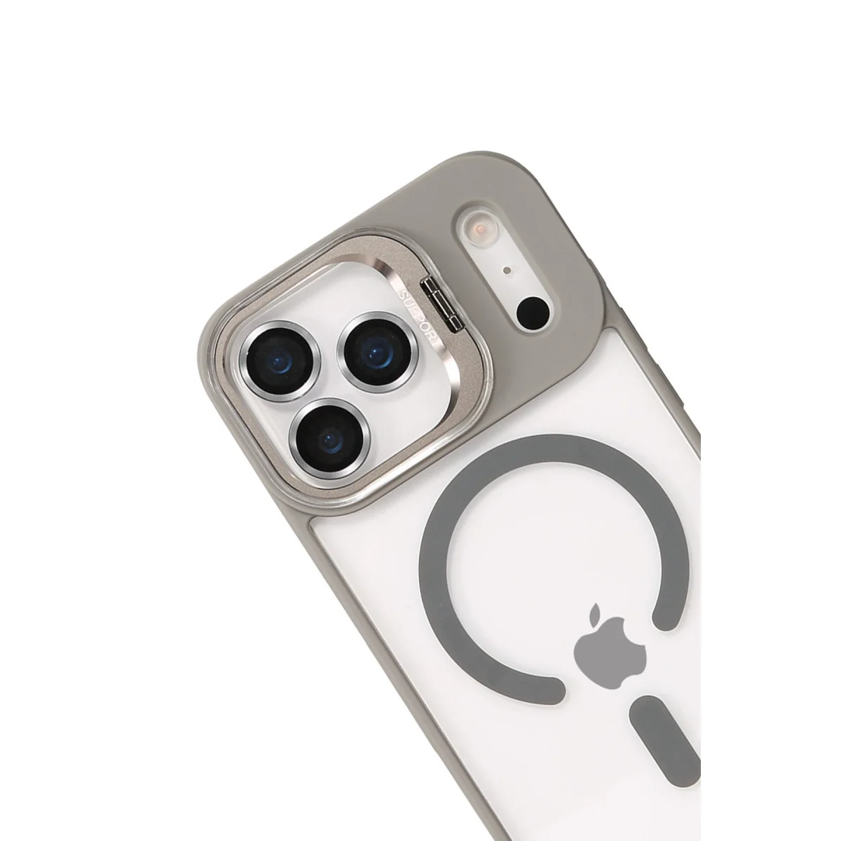 Joko Apple İphone 17 Pro Rem Lensli Magsafe Standlı Kapak - Titan Gri görsel 3