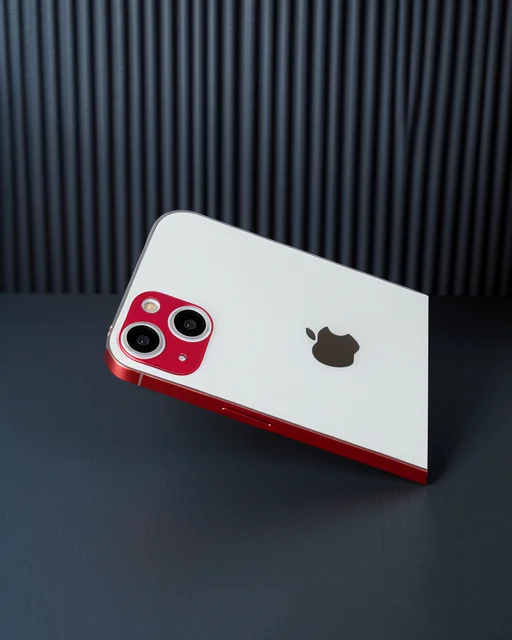 Apple İphone 13 Rainbow Kamera Lens Koruma Cam - Koyu Kırmızı
