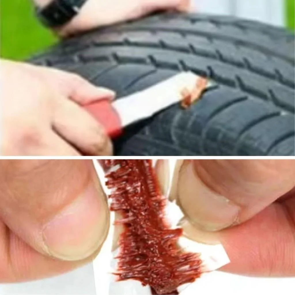 10 Adet Lastik Onarım İçin Lastik Tamir Fitili Yedek Lastik Fitili görsel 3