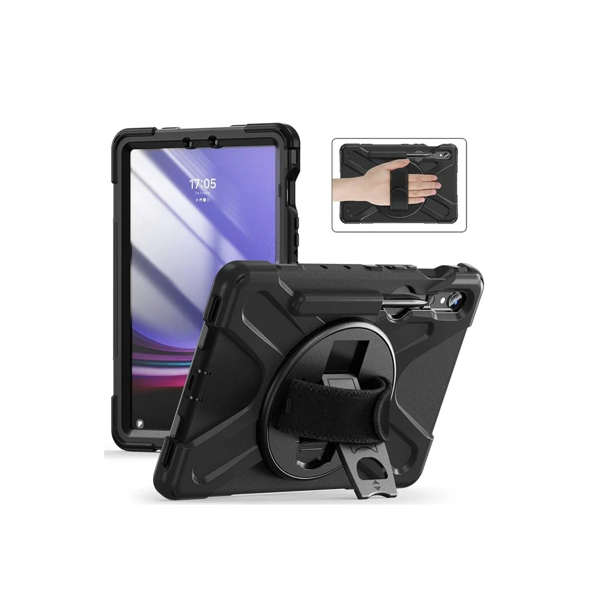 Samsung Galaxy X730 Tab S11 Kılıf Amazing Tablet Kapak - Siyah