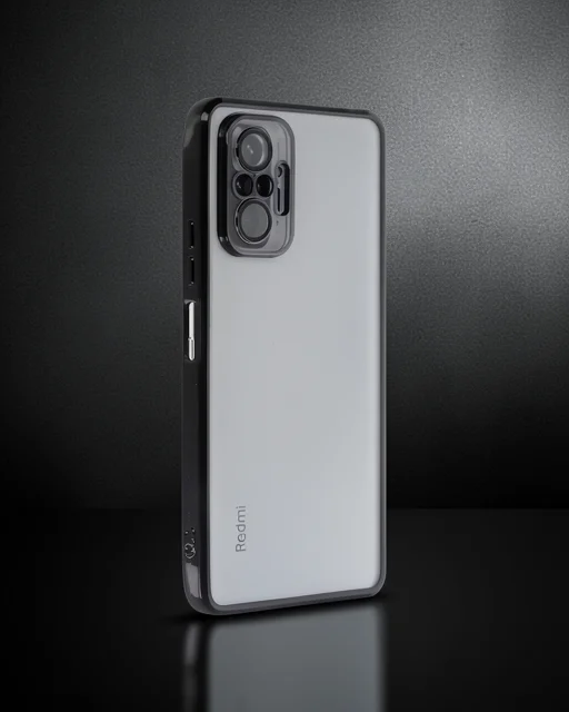 Xiaomi Redmi Note 10 Pro Kılıf Razer Lensli Silikon - Siyah