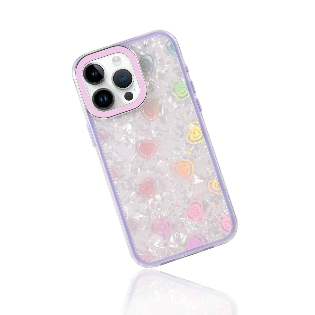 Apple iPhone 14 Lumi Desenli Kapak - Mor görsel 4