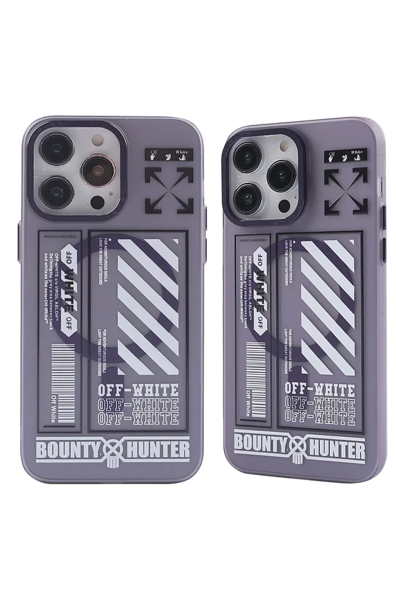 Apple iPhone 14 Pro Kılıf Apollo Magneticsafe Desenli Kapak - Apollo Mor - 1