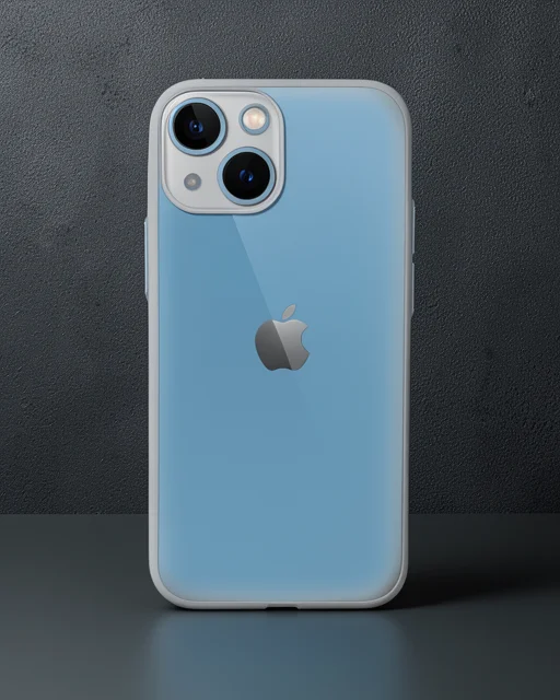 Apple İphone 15 Plus Kılıf Montreal Silikon Kapak - Gri