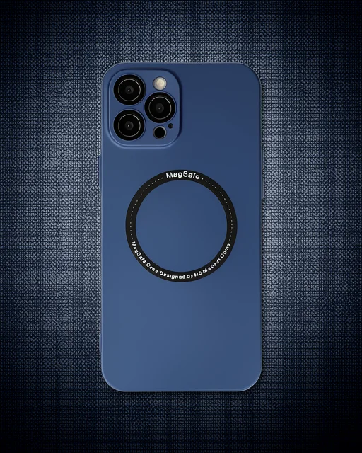 Apple İphone 12 Pro Kılıf Jack Magneticsafe Lens Silikon - Lacivert