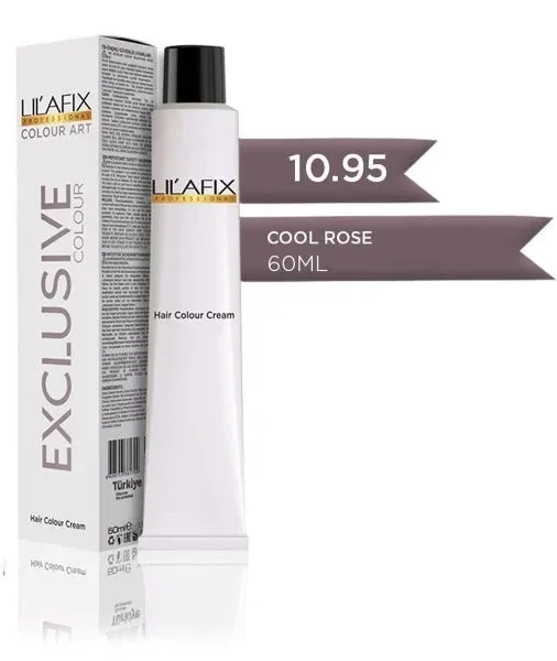 Lilafix Krem Profesyonel Tüp Saç Boyası 60ml - 10.95 Exclusive Cool Rose