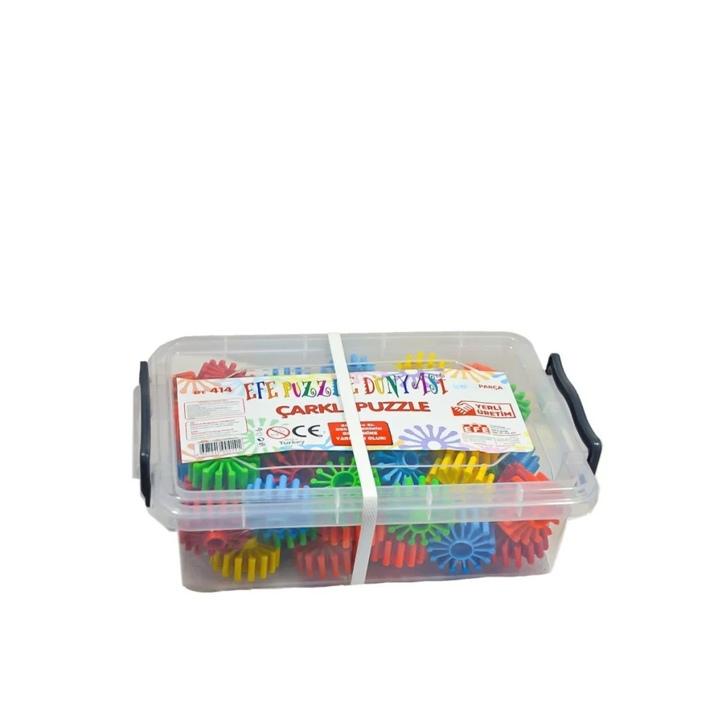 414 Kutu 60 Parça Çarklı Puzzle