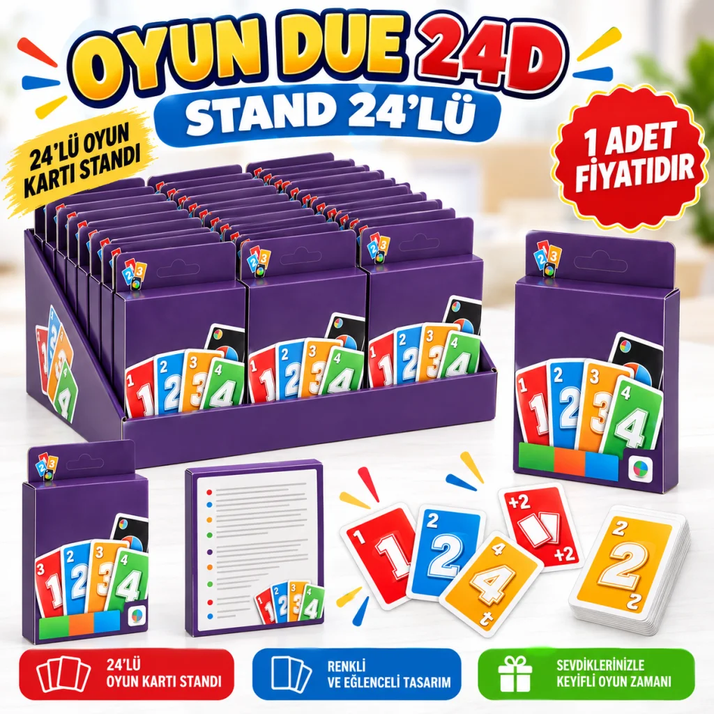 S01005311 Oyun 24D Stand 24 Lü (1 Adet Fiyatıdır)