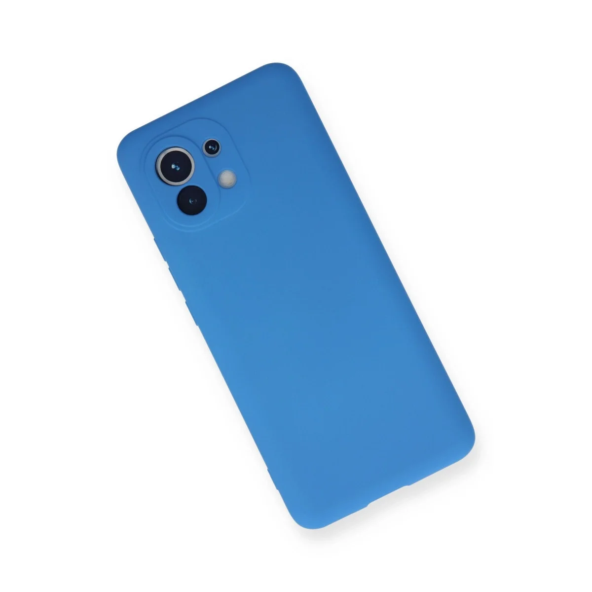 Xiaomi Mi 11 Kılıf Nano İçi Kadife Silikon - Mavi görsel 3