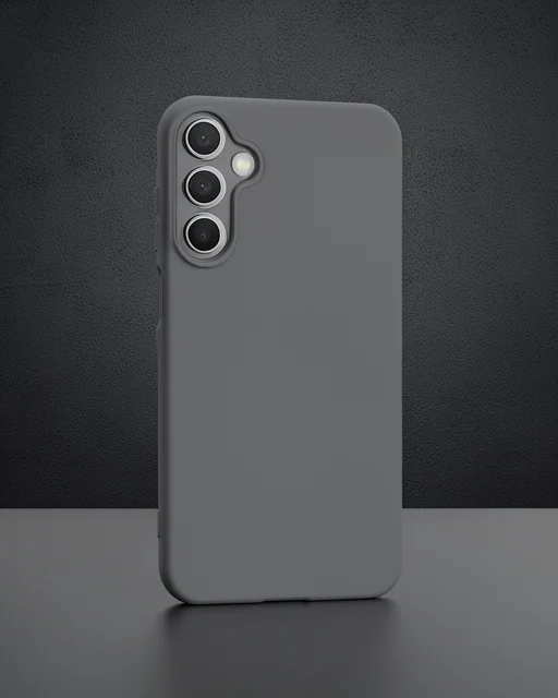 Samsung Galaxy A25 5g Kılıf Nano İçi Kadife Silikon - Gri