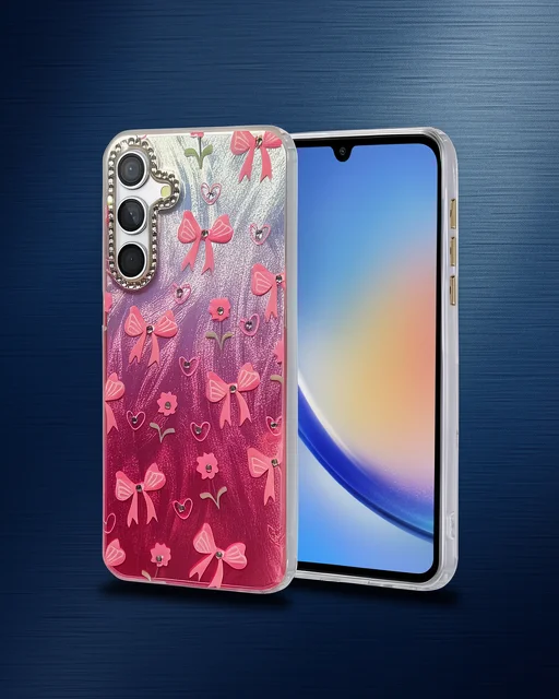 Samsung Galaxy A34 5g Kılıf Blade Aynalı Desenli Kapak - Desen 3