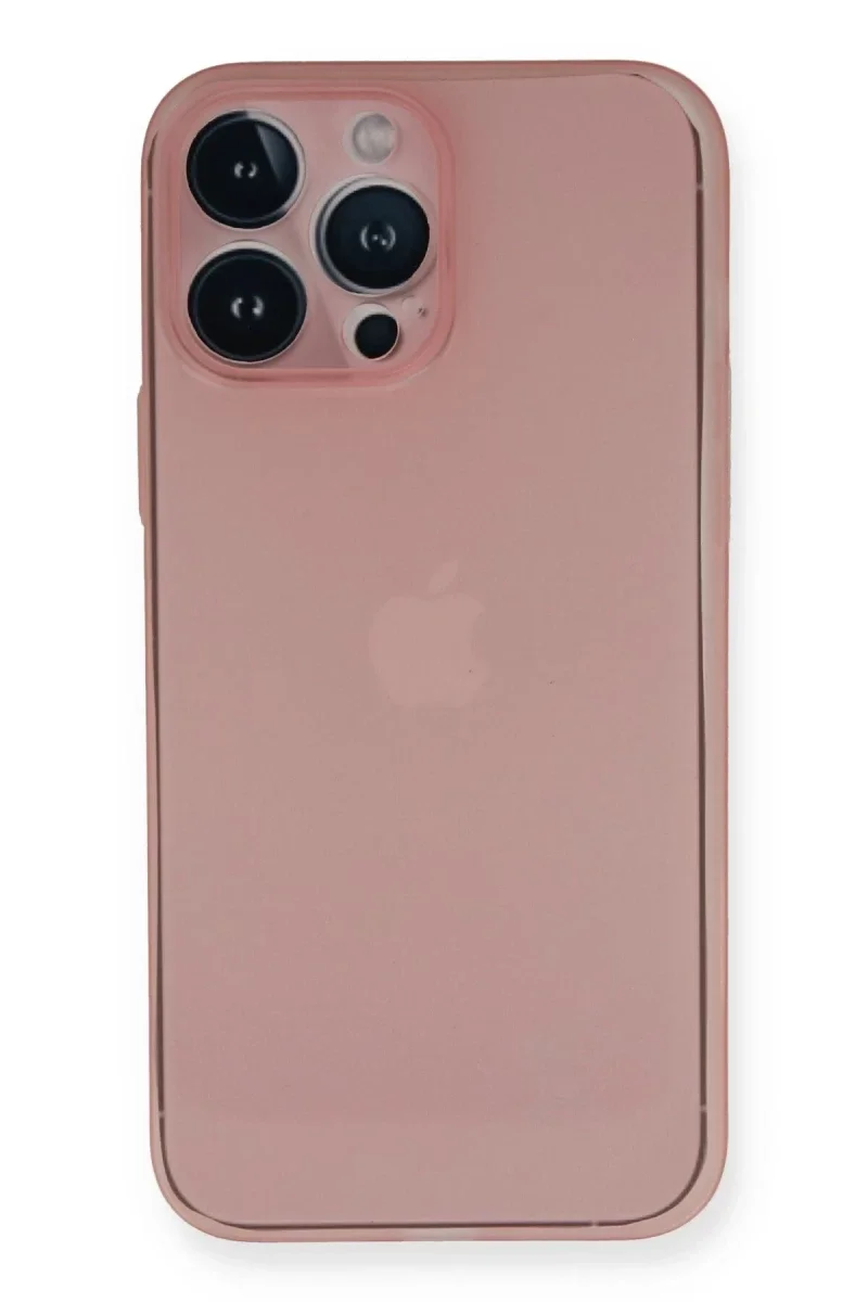 Apple iPhone 14 Pro Kılıf PP Ultra İnce Kapak - Pembe