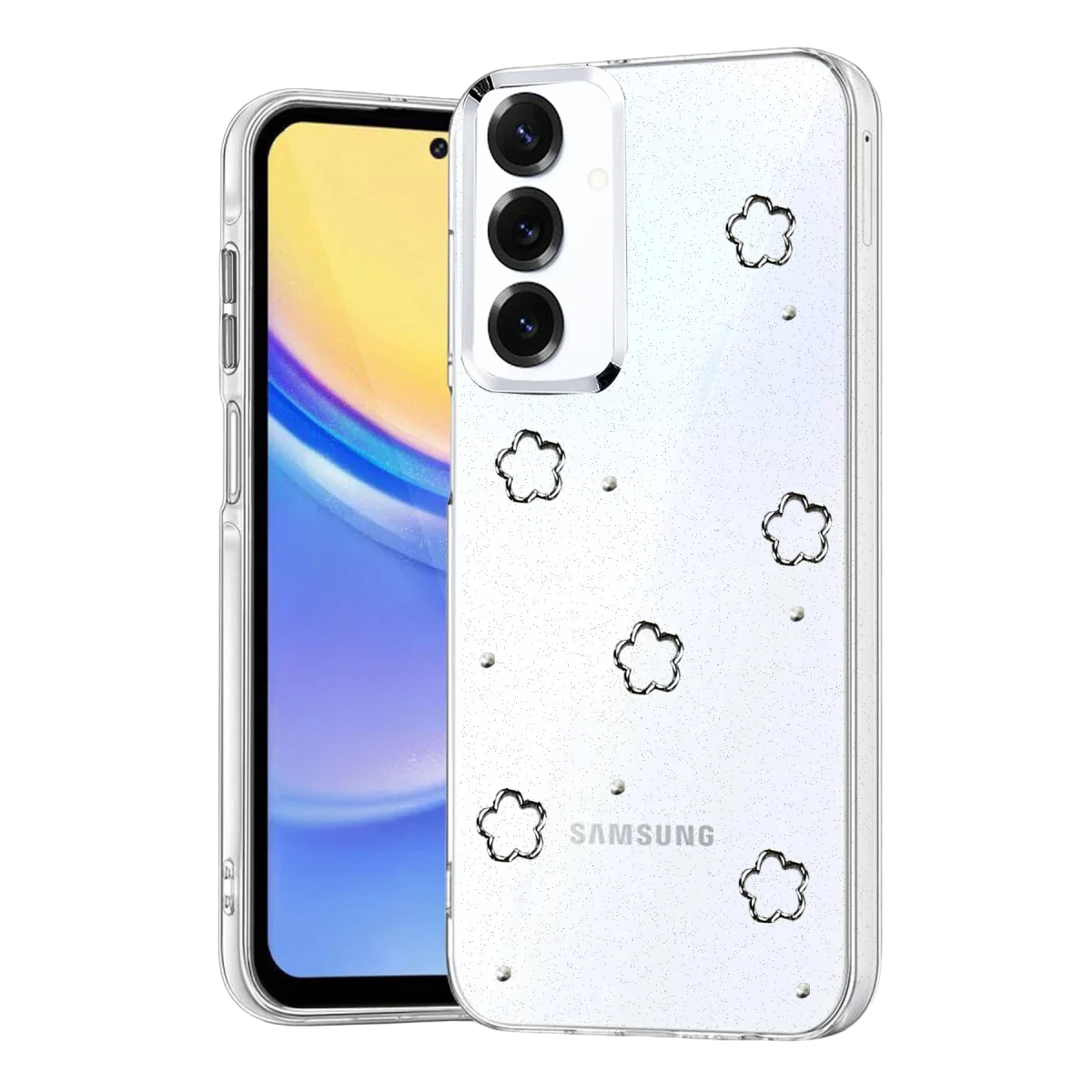 Samsung Galaxy A15 4G Fiyonk Desenli Kapak - Desen 2