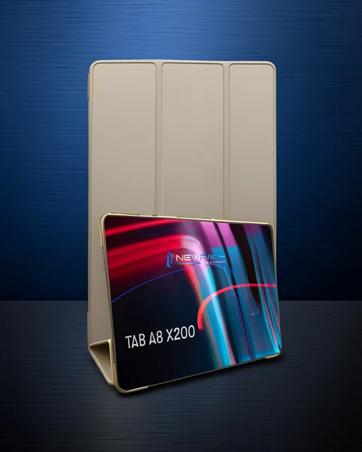 Samsung Galaxy X200 Tab A8 10.5 Kılıf Tablet Smart Kılıf - Gold