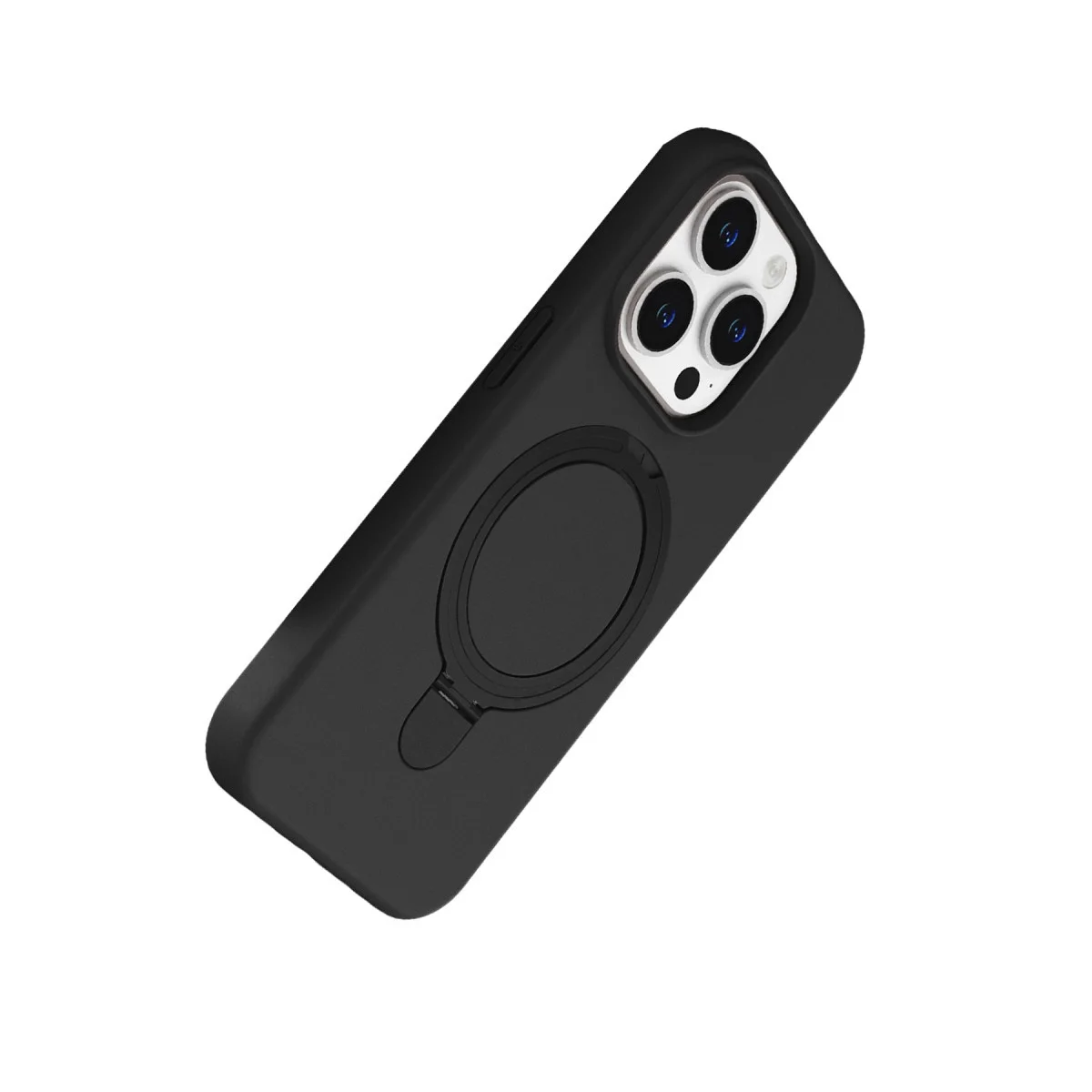 Apple İphone 14 Pro Max Regal Magsafe Standlı Kapak - Siyah görsel 3