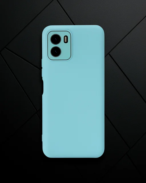 Vivo Y15s Kılıf Lansman Glass Kapak - Turkuaz