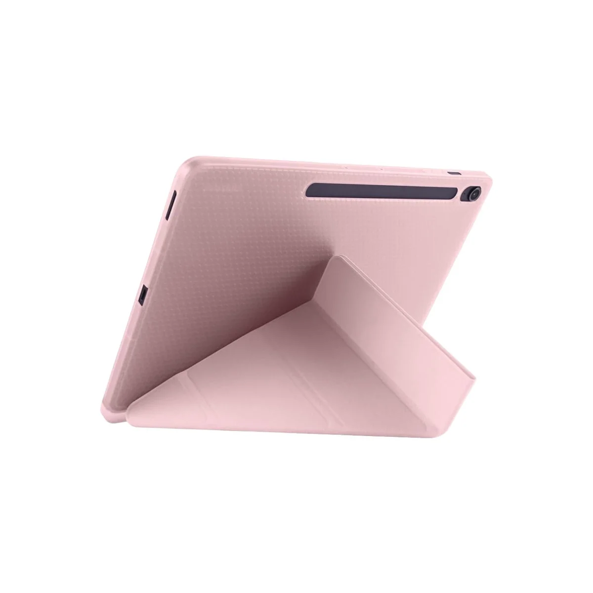 Apple İpad Pro 13 (2024) Kılıf Kalemlikli Hugo Tablet Kılıfı - Rose Gold görsel 4