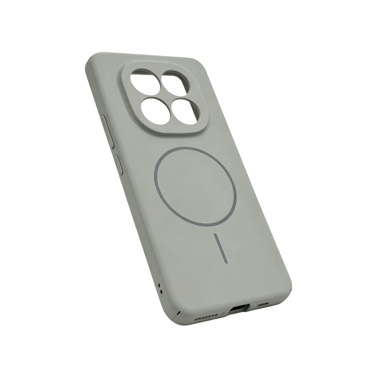 Xiaomi Redmi Note 14 Pro 4G Mika PC Magsafe Kapak - Gri görsel 2