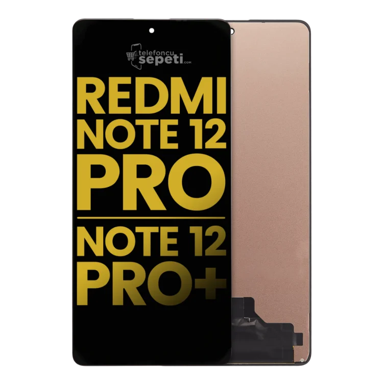Redmi Note 12 Pro Uyumlu Ekran Dokunmatik Siyah Çı