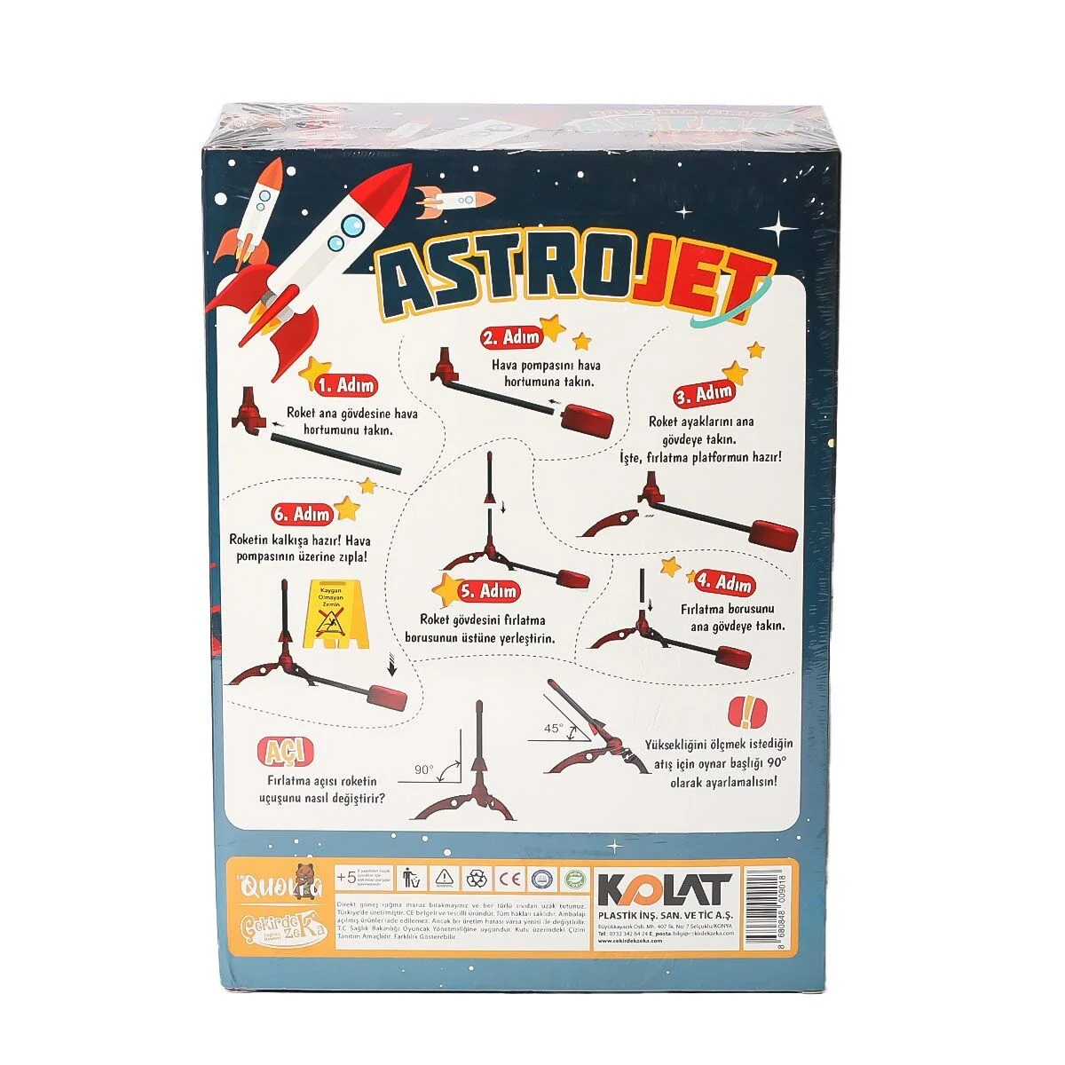 ZK122 Astro Jet Kutu Oyunu -Kolat görsel 2
