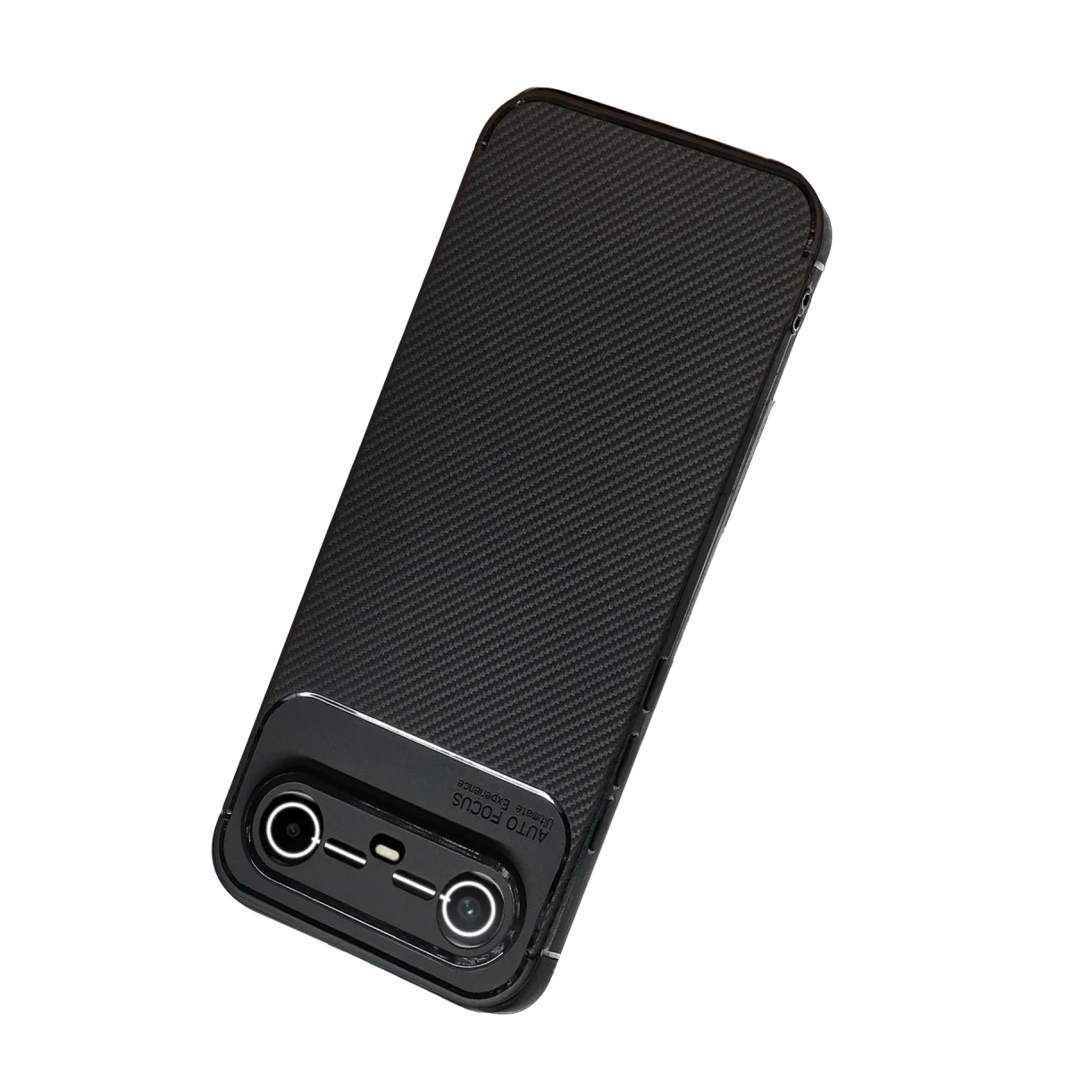Tecno Spark Slim 5g Auto Focus Karbon Kapak - Siyah görsel 3