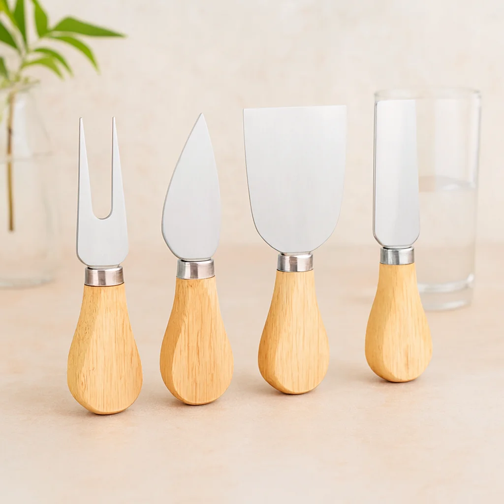 Bambu Saplı Peynir Bıçağı Seti