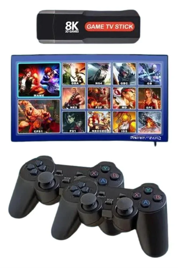 8K Ultra HD Game Box 36500 Oyunlu Game Stick Oyun Konsolu görsel 5