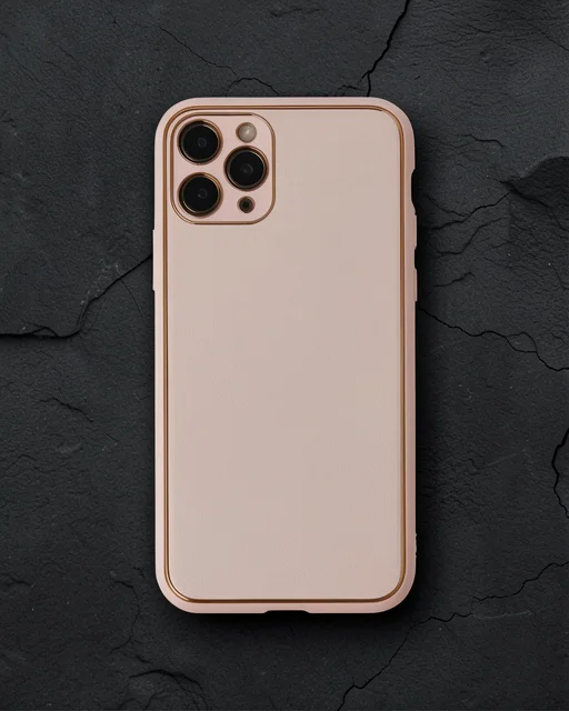 Apple İphone 11 Pro Kılıf Coco Deri Silikon Kapak - Pembe