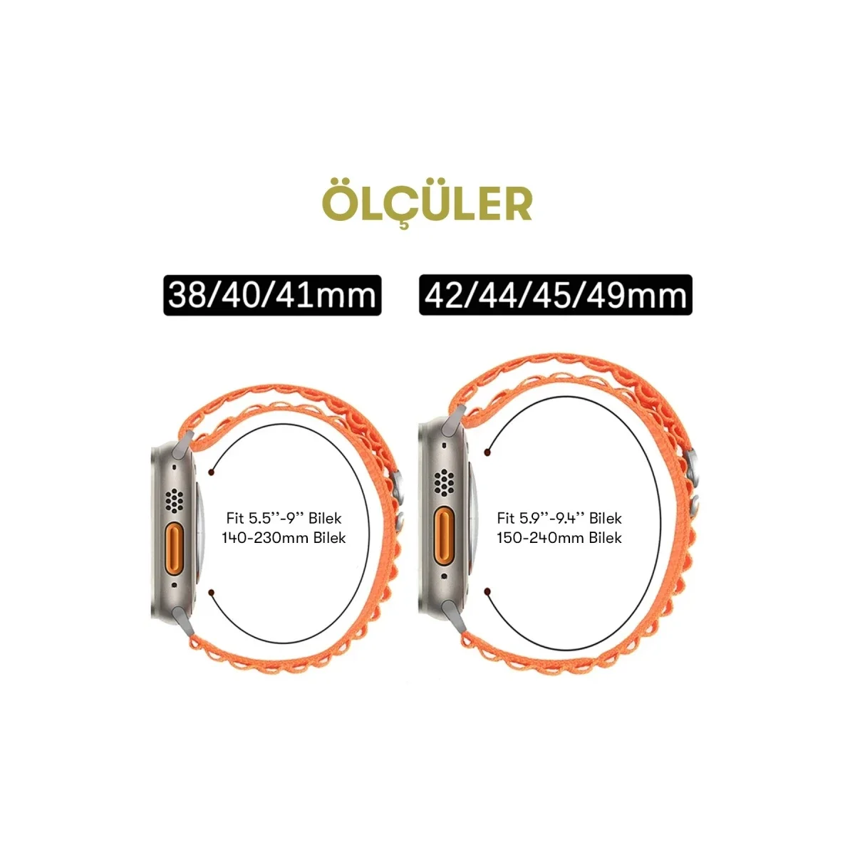 Apple Watch 38mm Mountain Kordon - Lila görsel 5