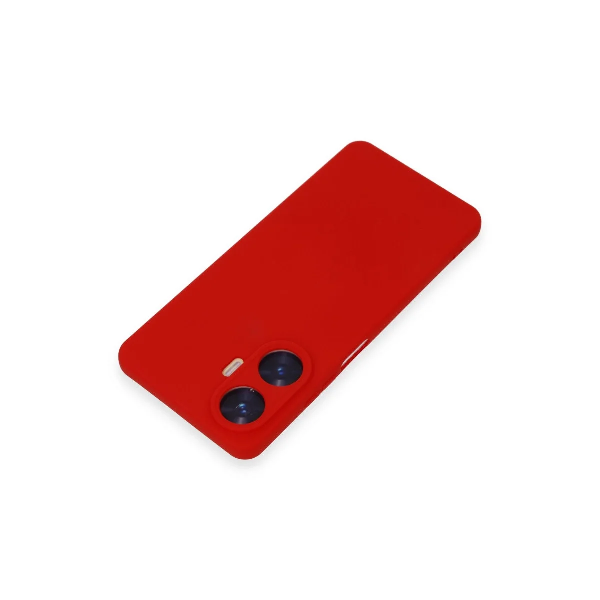 Realme C55 Kılıf Nano İçi Kadife Silikon - Kırmızı görsel 2