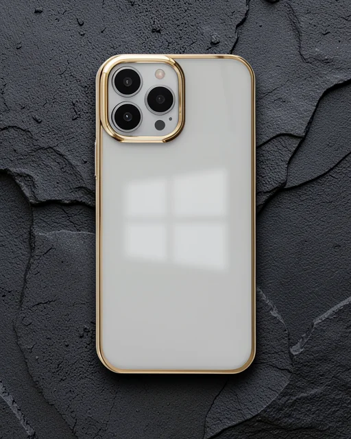 Apple İphone 13 Pro Kılıf Element Silikon - Gold