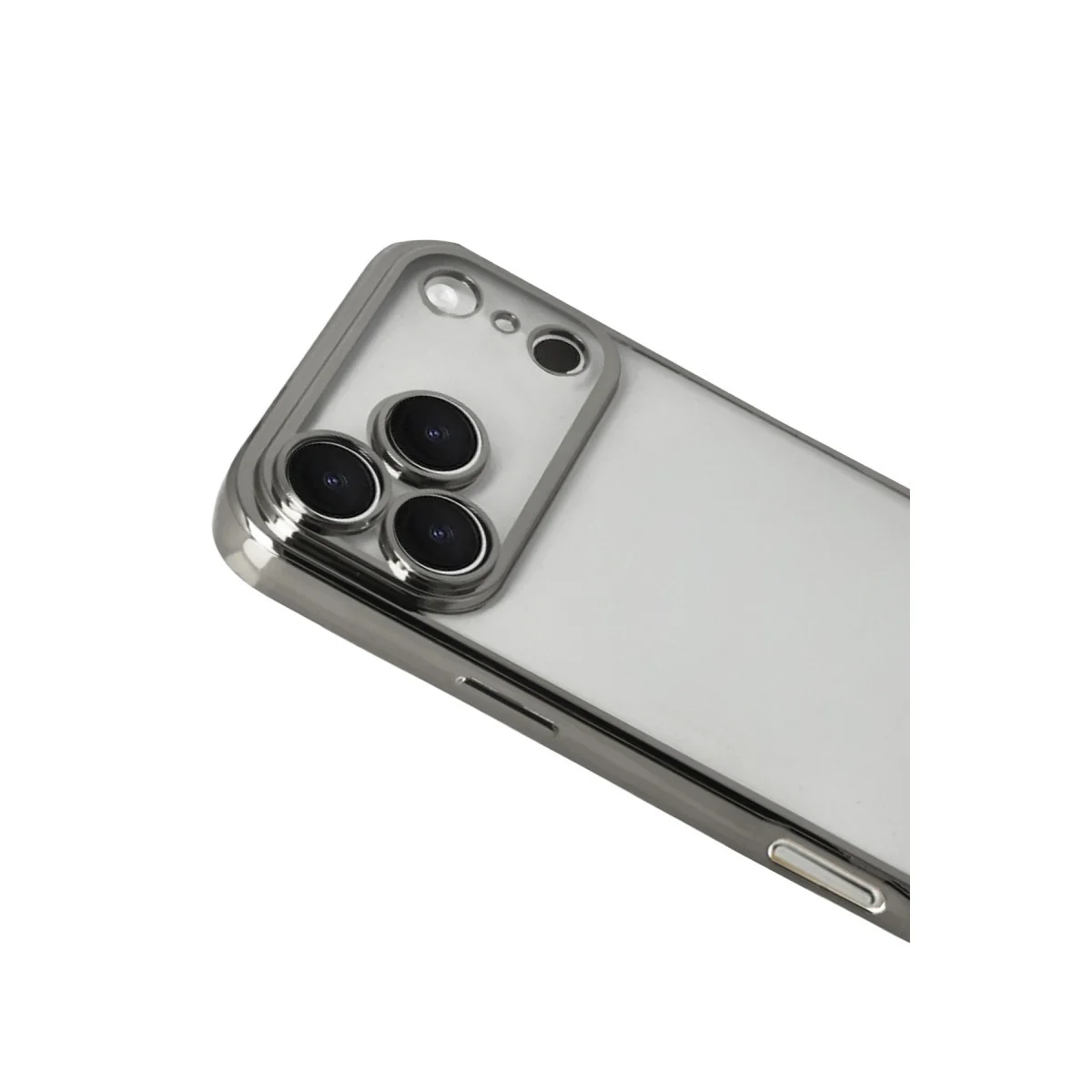 Apple İphone 17 Pro Razer Lensli Silikon - Titan Gri görsel 3