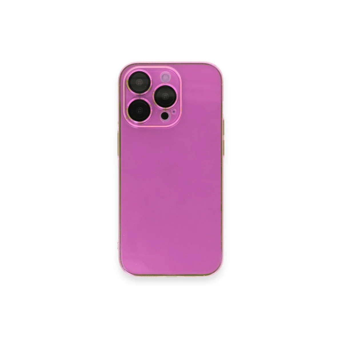 Apple İphone 14 Pro Kılıf Armada Lensli Kapak - Pembe görsel 2