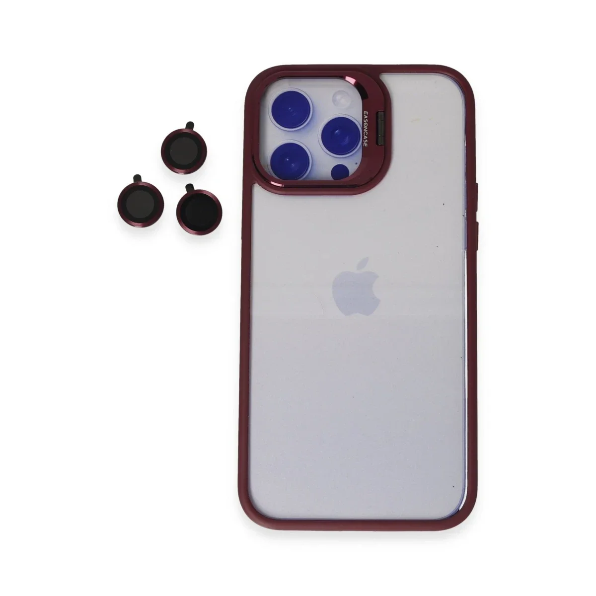 Joko Apple iPhone 14 Pro Kılıf Roblox Lens Standlı Kapak - Bordo
