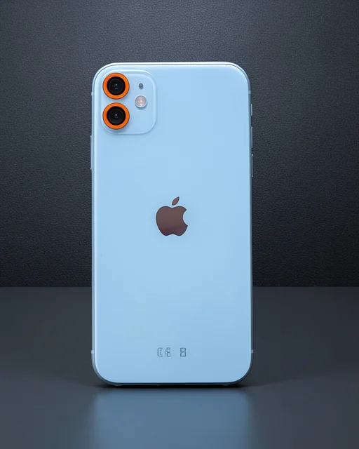 Apple İphone 11 Neon Fosforlu Kamera Lens - Turuncu