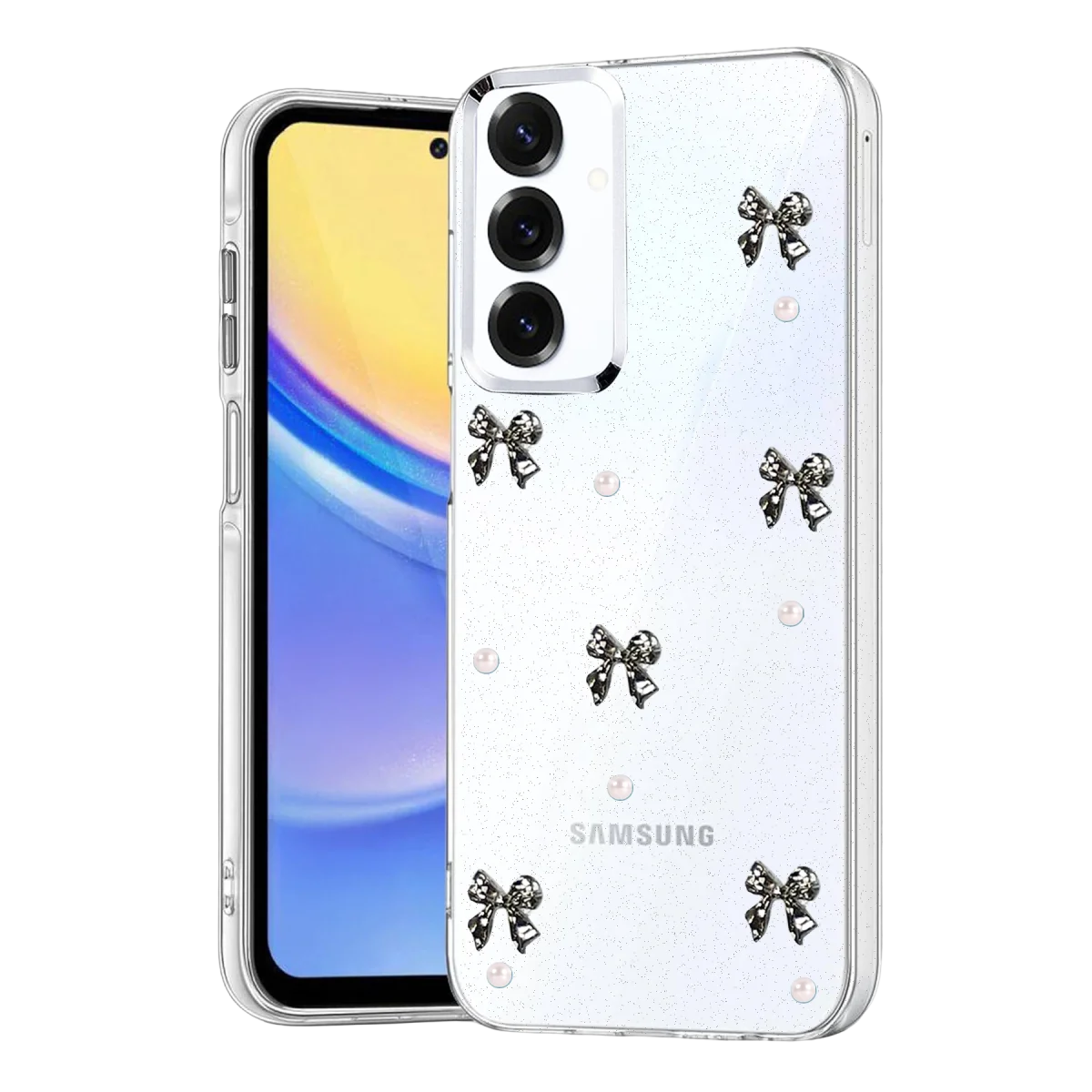 Samsung Galaxy A15 4G Fiyonk Desenli Kapak - Desen 8
