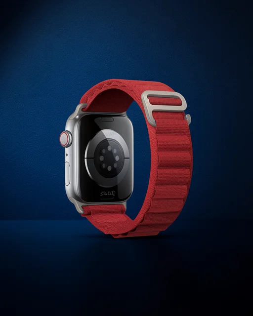 Apple Watch 42mm Mountain Kordon - Kırmızı