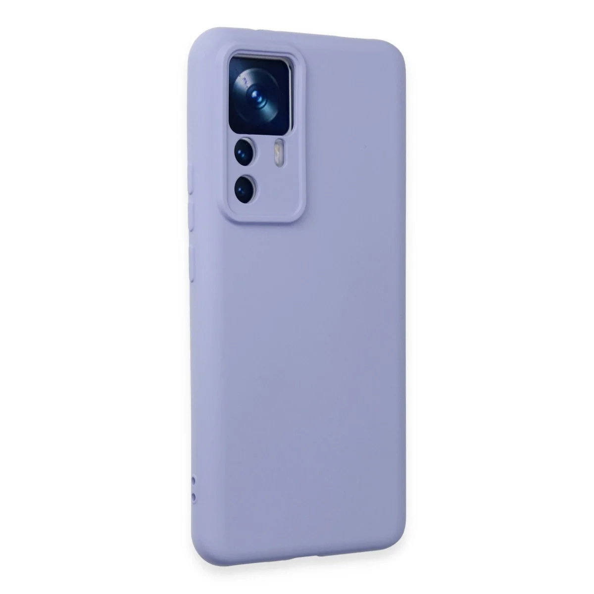 Xiaomi Mi 12t Pro Kılıf Nano İçi Kadife Silikon - Lila görsel 2