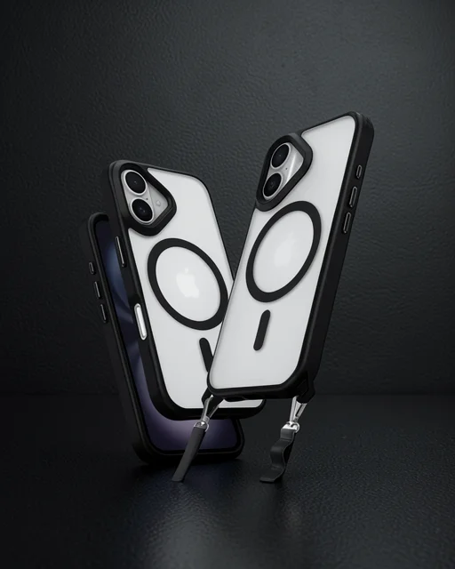 Apple İphone 16 Kılıf Enka Magsafe Silikon Kılıf - Siyah