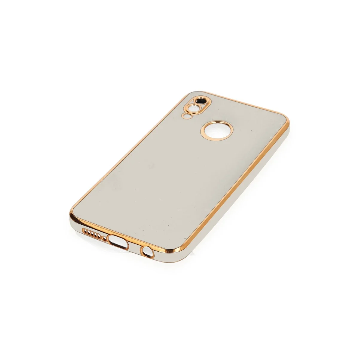 Huawei P20 Lite Kılıf Volet Silikon - Beyaz görsel 4