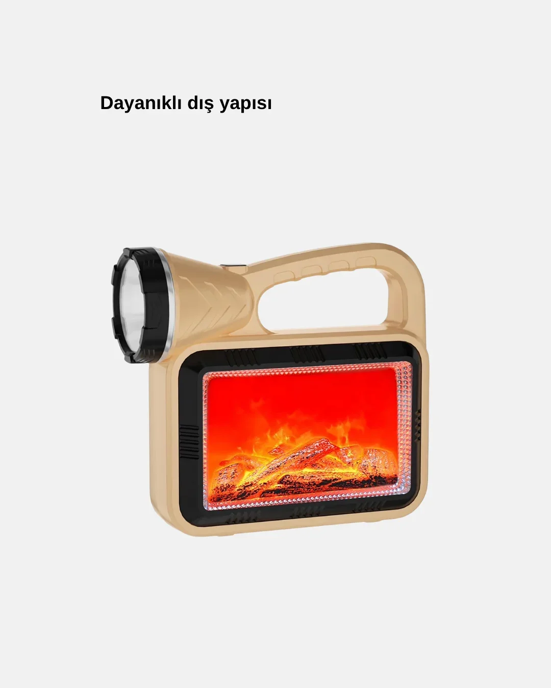Güneş Enerjili Alev Efektli Lamba COB Led Su Geçirmez Çok Fonksiyonlu görsel 5