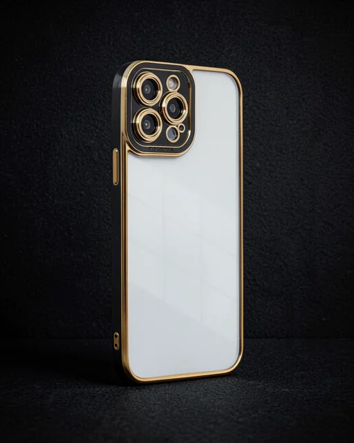 Apple İphone 13 Pro Max Kılıf Liva Lens Silikon - Siyah