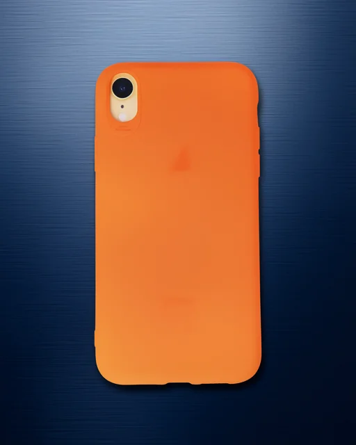 Apple İphone Xr Kılıf First Silikon - Parlak Turuncu