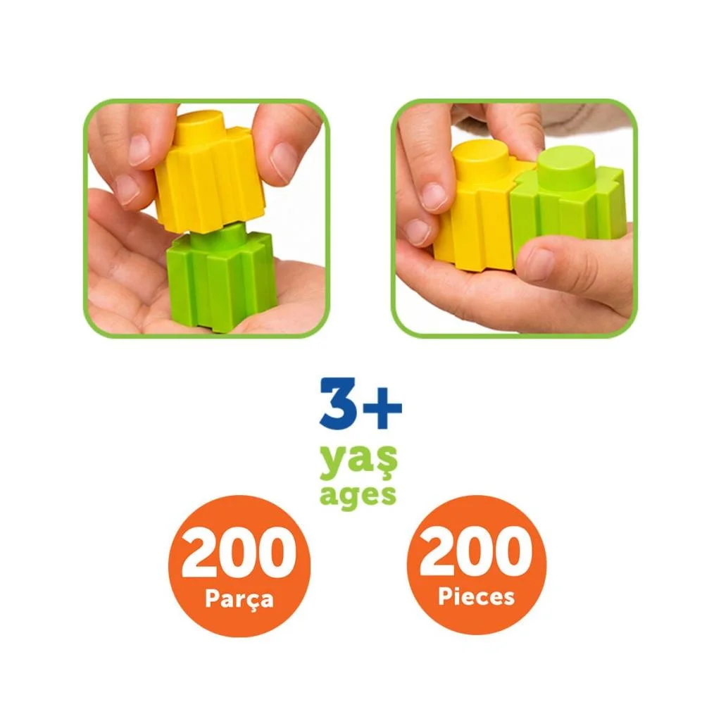 04154 Tik-tak Kova 200 Prç görsel 3