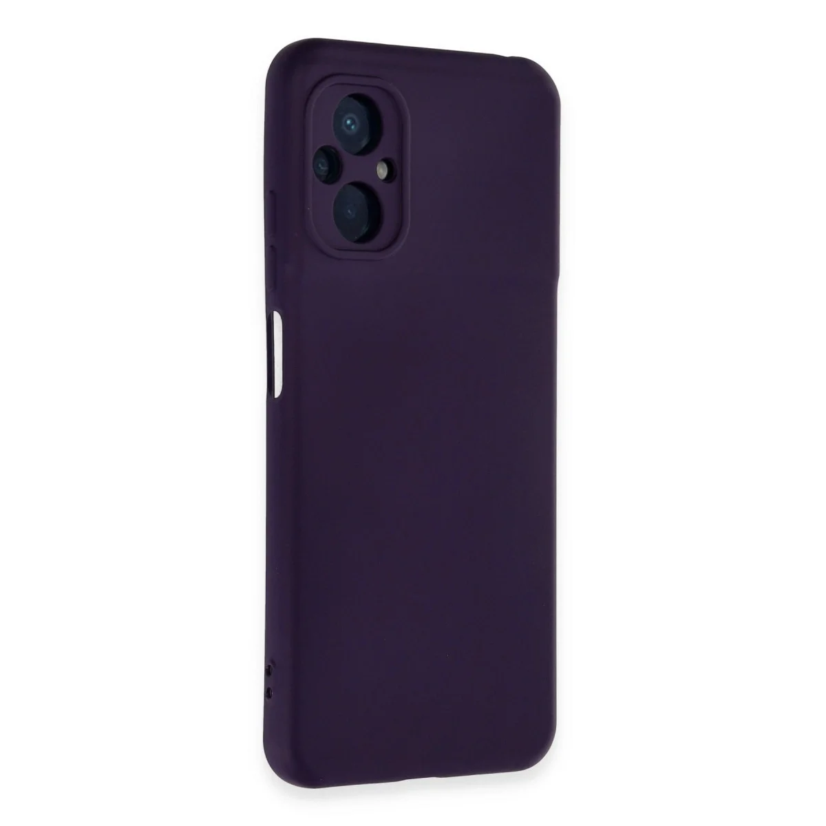 Xiaomi Poco M5 Kılıf Nano İçi Kadife Silikon - Mor görsel 2