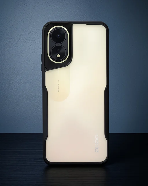 Oppo A38 Kılıf Boyi Silikon Kapak - Siyah