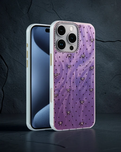 Apple İphone 16 Pro Max Kılıf Blade Aynalı Desenli Kapak - Desen 2