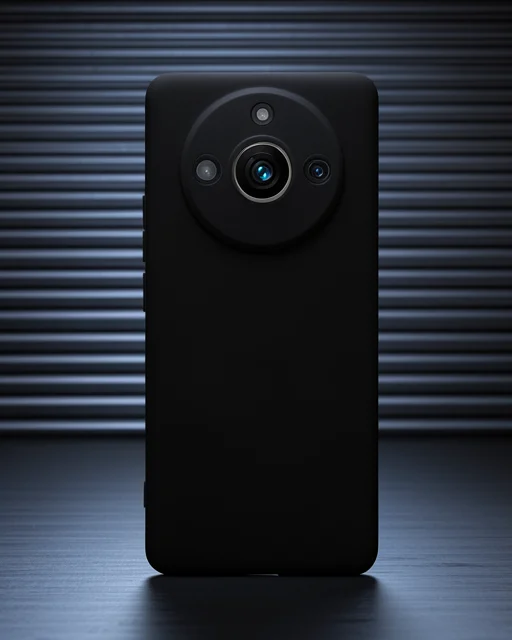 Realme 11 Pro Kılıf Nano İçi Kadife Silikon - Siyah